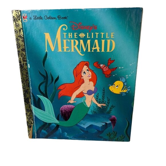 The Little Mermaid- A Little Golden Book Disney 1997 - Picture 1 of 5